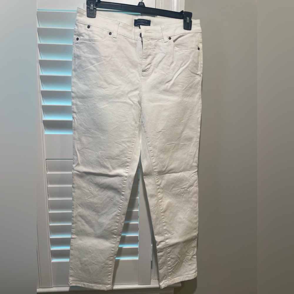 Talbots Women's Crisp White Skinny Jeans